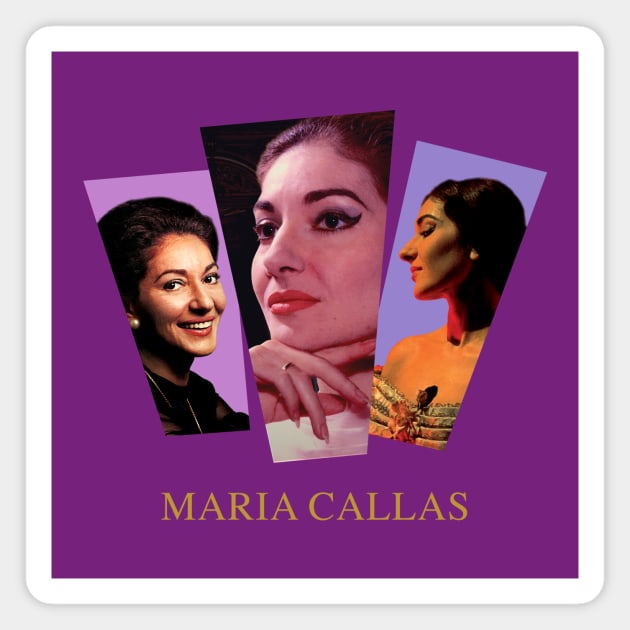 Maria Callas Magnet by PLAYDIGITAL2020